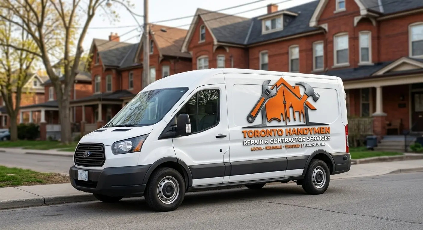 Toronto Handymen Commercial Van Mockup
